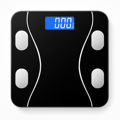 Best Smart Bathroom Scale – digital body fat and BMI scale with LED display and stainless steel sensors for accurate health tracking.
